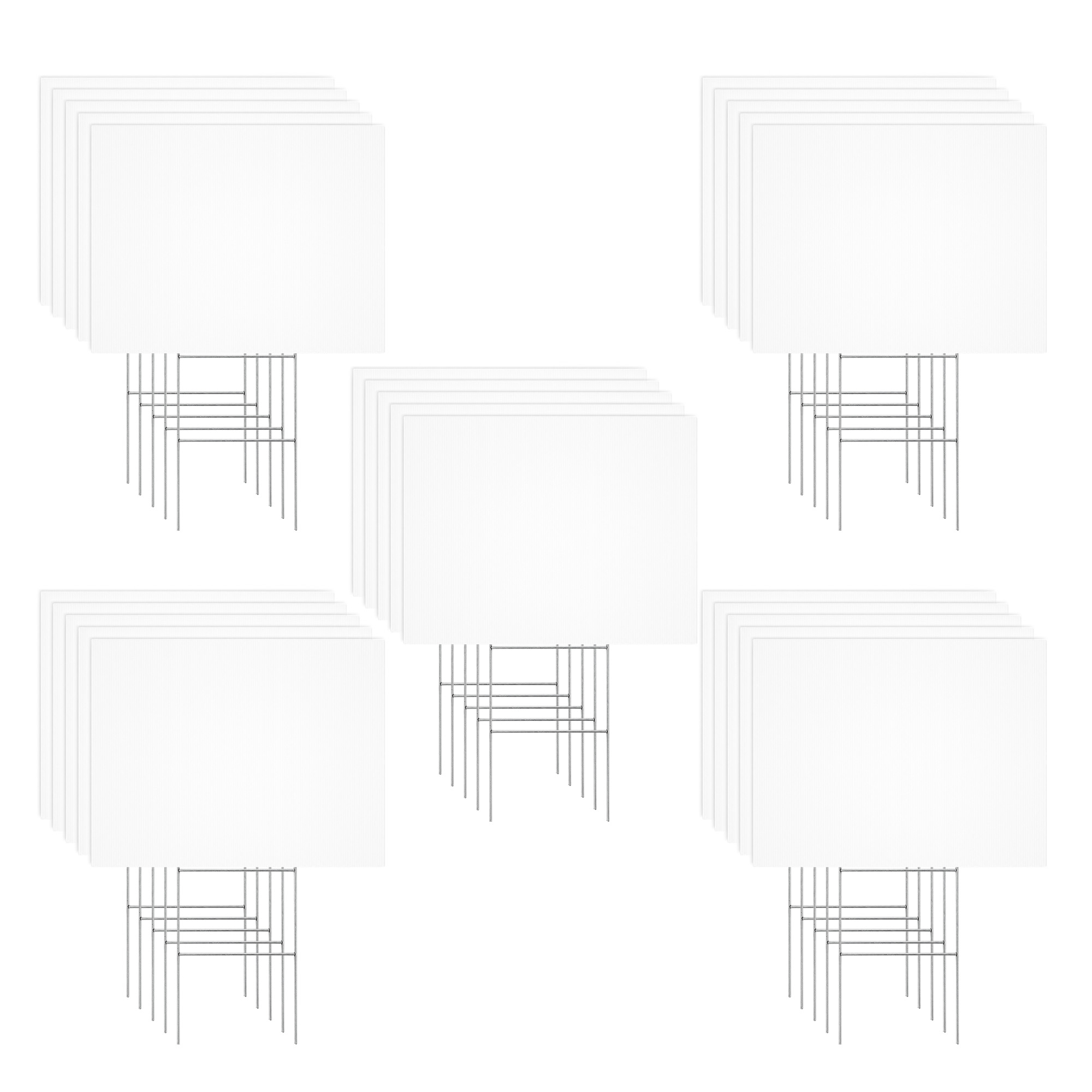 Blank Yard Sign with Single H- - Yard Sign Blank review and price